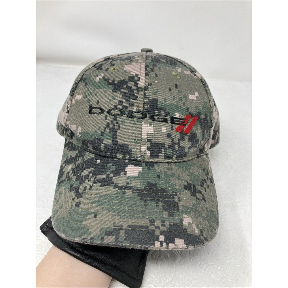 DODGE Car Truck Hat Cap Camo Adjustable Strapback